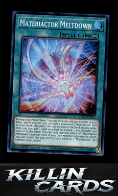 1st Edition Materiactor Meltdown SUDA-EN059 YuGiOh Super Rare Supreme Darkness C