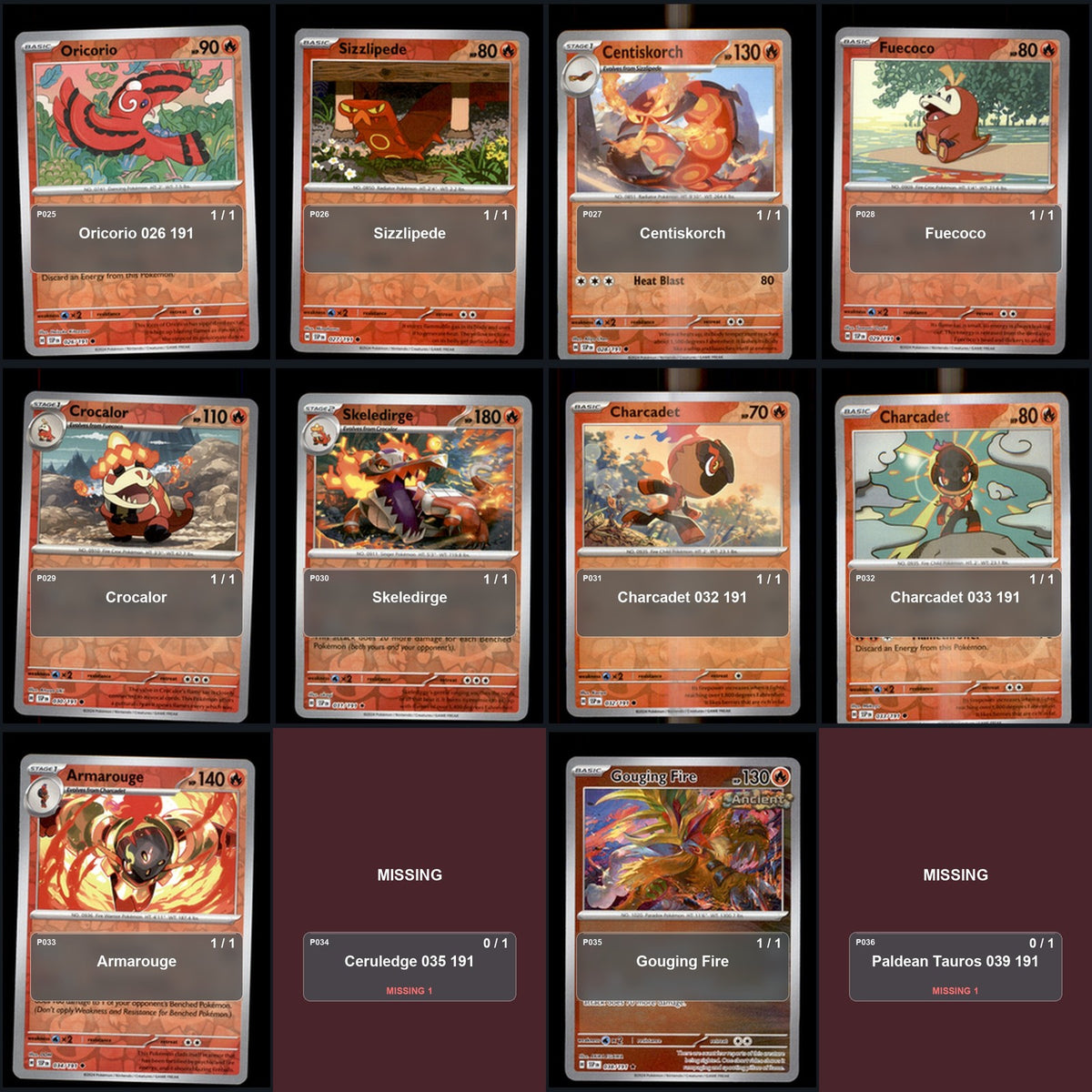 Pokemon TCG SV08: Surging Sparks Reverse Holo Master Set 154 Reverse Holo Card
