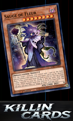 1st Edition Sauge de Fleur SDBT-EN016 YuGiOh Common Structure Deck: Beware of Tr