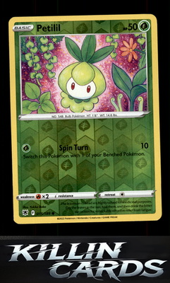 Reverse Holofoil Petilil 015/189 Pokemon Common SWSH10: Astral Radiance Card NM