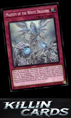 1st Edition Majesty of the White Dragons SDWD-EN027 YuGiOh Super Rare Structure