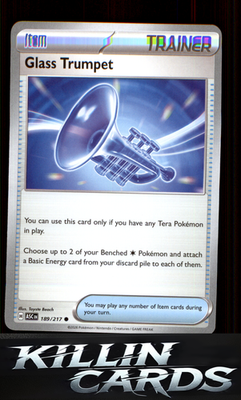 Glass Trumpet - 189/217 189/217 Pokemon Common ME: Ascended Heroes Card NM