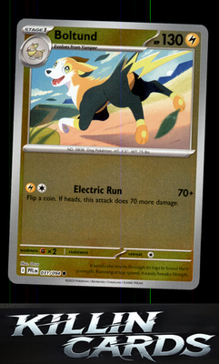 Reverse Holofoil Boltund 031/094 Pokemon Common ME02: Phantasmal Flames Card NM