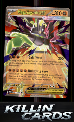 Mega Zygarde ex - 047/088 047/088 Pokemon Double Rare ME03: Perfect Order Card N