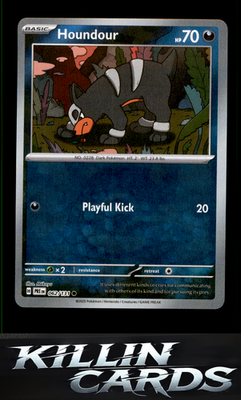 Houndour (Poke Ball Pattern) 062/131 Pokemon Common SV: Prismatic Evolutions Car