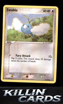 Swablu 66/108 Pokemon Common Power Keepers Card LP