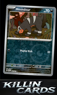 Reverse Holofoil Houndour 062/131 Pokemon Common SV: Prismatic Evolutions Card N