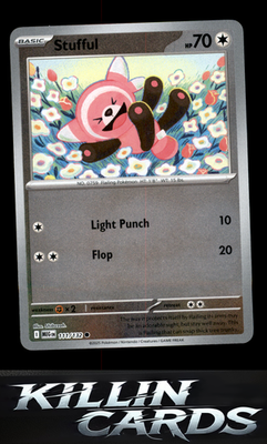 Reverse Holofoil Stufful - 111/132 111/132 Pokemon Common ME01: Mega Evolution C