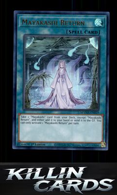 Mayakashi Return MAMA-EN019 YuGiOh Ultra Rare Magnificent Mavens Card NM