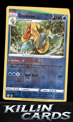 Reverse Holofoil Drednaw 027/072 Pokemon Rare Shining Fates Card NM