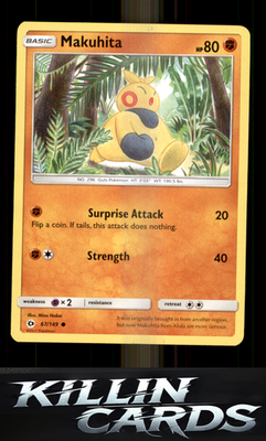 Makuhita 67/149 Pokemon Common SM Base Set Card NM