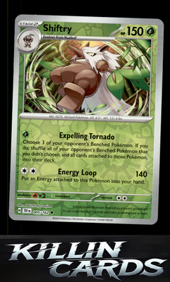 Reverse Holofoil Shiftry - 005/162 005/162 Pokemon Uncommon SV05: Temporal Force