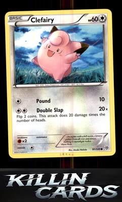 Clefairy 97/135 Pokemon Common Plasma Storm Card LP