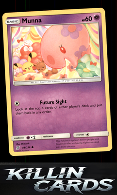 Munna 88/236 Pokemon Common SM - Unified Minds Card NM