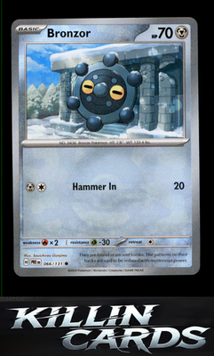 Bronzor (Poke Ball Pattern) 066/131 Pokemon Common SV: Prismatic Evolutions Card