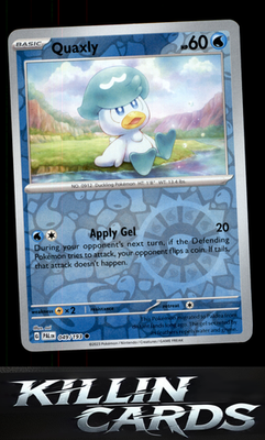 Reverse Holofoil Quaxly - 049/193 049/193 Pokemon Common SV02: Paldea Evolved Ca