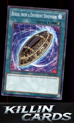 Burial from a Different Dimension SR04-EN025 YuGiOh Common Structure Deck: Dinos