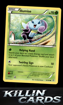 Illumise 18/160 Pokemon Common XY - Primal Clash Card LP