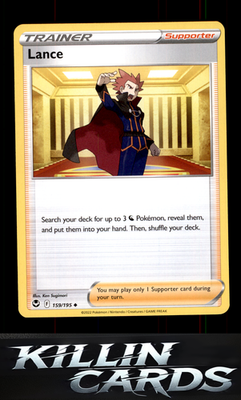 Lance 159/195 Pokemon Uncommon SWSH12: Silver Tempest Card NM