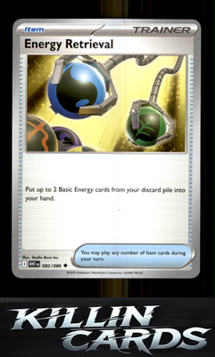 Energy Retrieval 082/086 Pokemon Uncommon SV: White Flare Card NM