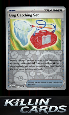 Reverse Holofoil Bug Catching Set 143/167 Pokemon Uncommon SV06: Twilight Masque