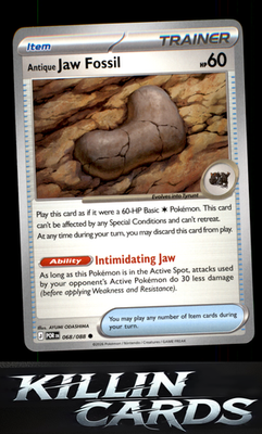 Antique Jaw Fossil 068/088 Pokemon Common ME03: Perfect Order Card NM