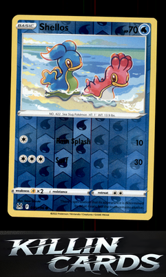 Reverse Holofoil Shellos 039/196 Pokemon Common SWSH11: Lost Origin Card NM