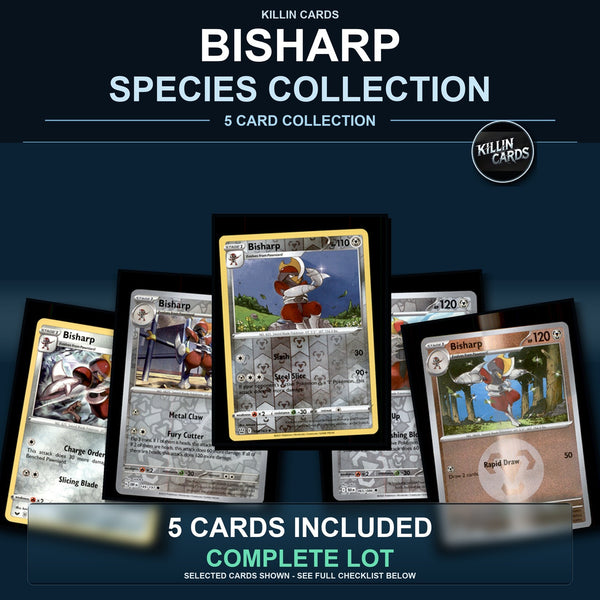 Pokemon TCG Bisharp Species Collection 5 Different Cards