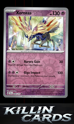 Reverse Holofoil Xerneas 088/191 Pokemon Uncommon SV08: Surging Sparks Card NM