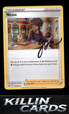 Nessa 136/159 Pokemon Holo Rare SWSH: Crown Zenith Card NM