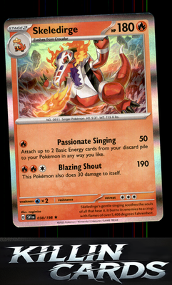 Skeledirge 038/198 Pokemon Rare SV01: Scarlet & Violet Base Set Card NM