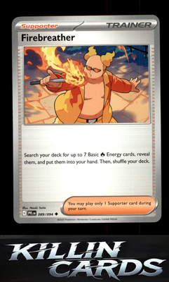 Firebreather - 089/094 089/094 Pokemon Uncommon ME02: Phantasmal Flames Card NM