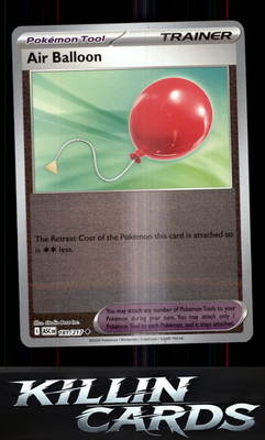 Reverse Holofoil Air Balloon 181/217 Pokemon Uncommon ME: Ascended Heroes Card N