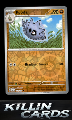 Reverse Holofoil Pupitar 111/193 Pokemon Uncommon SV02: Paldea Evolved Card NM