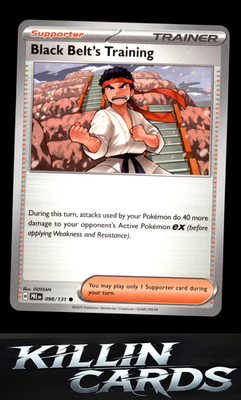 Black Belt's Training - 098/131 098/131 Pokemon Common SV: Prismatic Evolutions