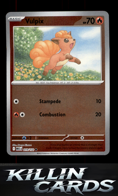 Reverse Holofoil Vulpix - 019/132 019/132 Pokemon Common ME01: Mega Evolution Ca
