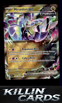 Miraidon ex 122/162 Pokemon Double Rare SV05: Temporal Forces Card NM