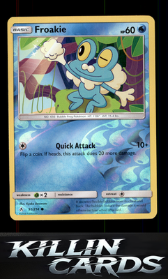 Reverse Holofoil Froakie 51/214 Pokemon Common SM - Unbroken Bonds Card NM