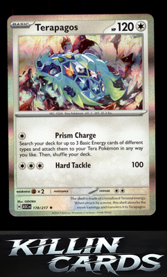 Terapagos 178/217 Pokemon Rare ME: Ascended Heroes Card NM