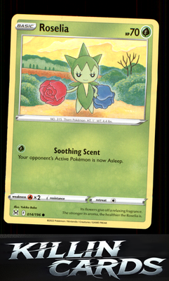 Roselia 014/196 Pokemon Common SWSH11: Lost Origin Card NM