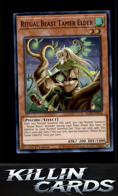 1st Edition Ritual Beast Tamer Elder RA03-EN012 YuGiOh Super Rare Quarter Centur