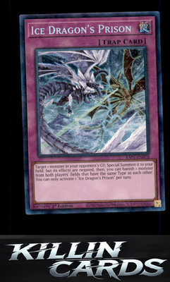 1st Edition Ice Dragon's Prison RA01-EN078 YuGiOh Super Rare 25th Anniversary Ra