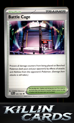 Battle Cage - 085/094 085/094 Pokemon Uncommon ME02: Phantasmal Flames Card NM