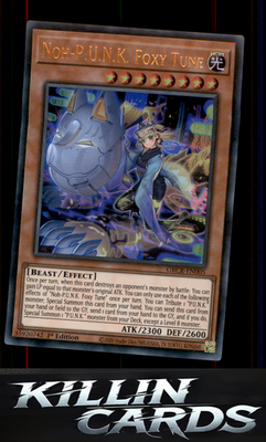 Noh-P.U.N.K. Foxy Tune grcr-en005 YuGiOh Ultra Rare The Grand Creators Card