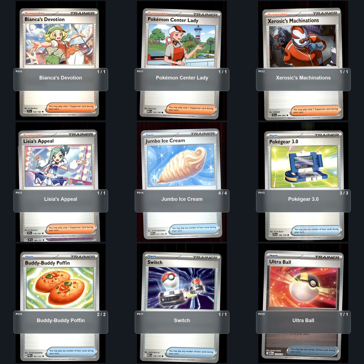 Partial Pokemon TCG NAIC 2026, New Orleans Crustle Decklist 52 Cards Deck