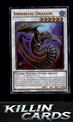 1st Edition Immortal Dragon MP23-EN085 YuGiOh Ultra Rare 25th Anniversary Tin: D