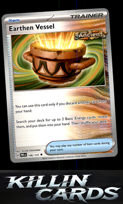 Earthen Vessel 106/131 Pokemon Uncommon SV: Prismatic Evolutions Card NM