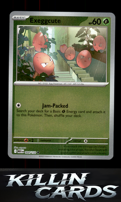 Reverse Holofoil Exeggcute 004/132 Pokemon Common ME01: Mega Evolution Card NM