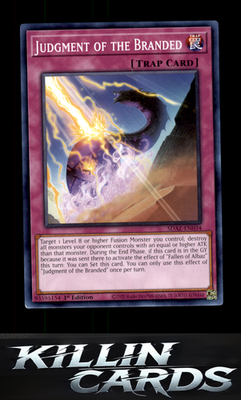1st Edition Judgment of the Branded SDAZ-EN034 YuGiOh Common Structure Deck: Alb