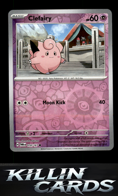 Reverse Holofoil Clefairy 078/167 Pokemon Common SV06: Twilight Masquerade Card